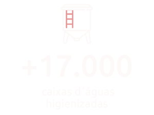 +15.000 caixas d´águas higienizadas